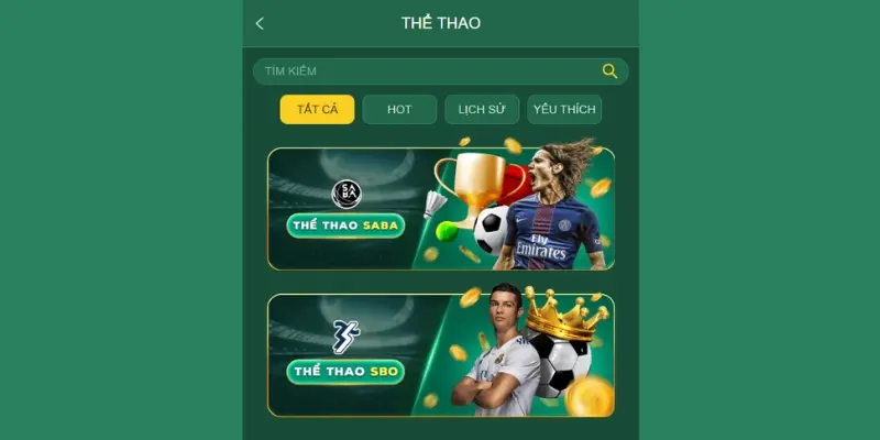 Tổng quan sảnh Thể Thao
